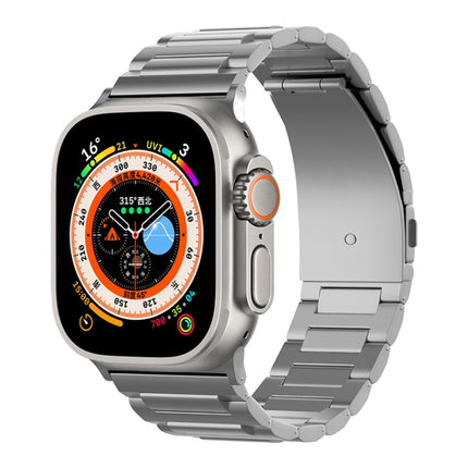 I-Shaped Titanium Watch Band, For Apple Watch SE 2023 44mm, For Apple Watch Ultra 2 49mm, For Apple Watch Series 9 45mm, For Apple Watch Ultra 49mm, For Apple Watch Series 8 45mm, For Apple Watch SE 2022 44mm, For Apple Watch Series 7 45mm - DealBuddy