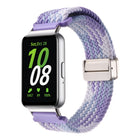 For Samsung Galaxy Fit3 Magnetic Buckle Nylon Braid Watch Band - DealBuddy