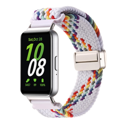 For Samsung Galaxy Fit3 Magnetic Buckle Nylon Braid Watch Band - DealBuddy