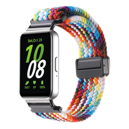 For Samsung Galaxy Fit3 Magnetic Buckle Nylon Braid Watch Band - DealBuddy