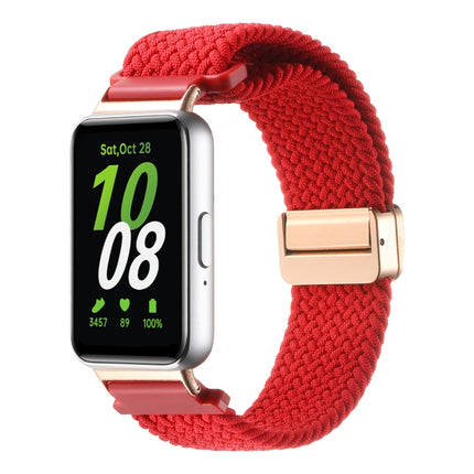 For Samsung Galaxy Fit3 Magnetic Buckle Nylon Braid Watch Band - DealBuddy