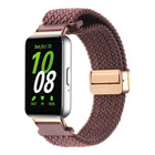 For Samsung Galaxy Fit3 Magnetic Buckle Nylon Braid Watch Band - DealBuddy