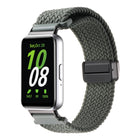 For Samsung Galaxy Fit3 Magnetic Buckle Nylon Braid Watch Band - DealBuddy