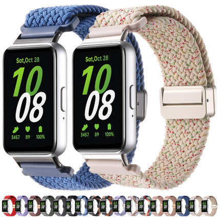 For Samsung Galaxy Fit3 Magnetic Buckle Nylon Braid Watch Band - DealBuddy