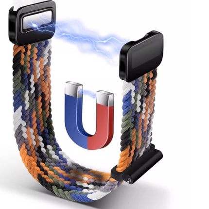 For Samsung Galaxy Fit3 Magnetic Buckle Nylon Braid Watch Band - DealBuddy