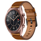 For Samsung Galaxy Watch 3 41mm / Red Brown