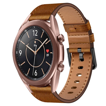 20mm SX Connector Metal Button Switch Leather Watch Band, For Samsung Galaxy Watch 5, For Samsung Galaxy Watch 5 Pro, For Samsung Galaxy Watch 4, For Samsung Galaxy Gear Sport, For Samsung Galaxy Watch 3 41mm, For Samsung Galaxy Watch Active           ... - DealBuddy