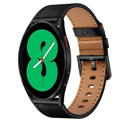 20mm SX Connector Metal Button Switch Leather Watch Band, For Samsung Galaxy Watch 5, For Samsung Galaxy Watch 5 Pro, For Samsung Galaxy Watch 4, For Samsung Galaxy Gear Sport, For Samsung Galaxy Watch 3 41mm, For Samsung Galaxy Watch Active           ... - DealBuddy