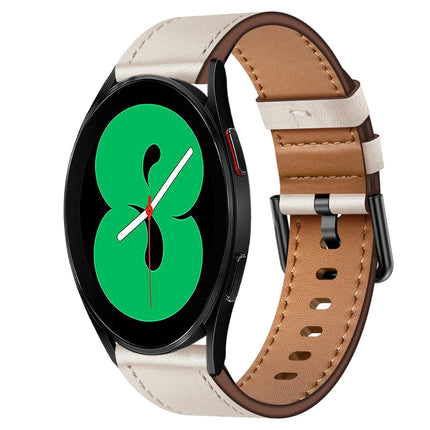 20mm SX Connector Metal Button Switch Leather Watch Band, For Samsung Galaxy Watch 5, For Samsung Galaxy Watch 5 Pro, For Samsung Galaxy Watch 4, For Samsung Galaxy Gear Sport, For Samsung Galaxy Watch 3 41mm, For Samsung Galaxy Watch Active           ... - DealBuddy