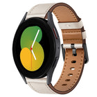 20mm SX Connector Metal Button Switch Leather Watch Band, For Samsung Galaxy Watch 5, For Samsung Galaxy Watch 5 Pro, For Samsung Galaxy Watch 4, For Samsung Galaxy Gear Sport, For Samsung Galaxy Watch 3 41mm, For Samsung Galaxy Watch Active           ... - DealBuddy