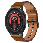 For Samsung Galaxy Watch 5 Pro / Red Brown