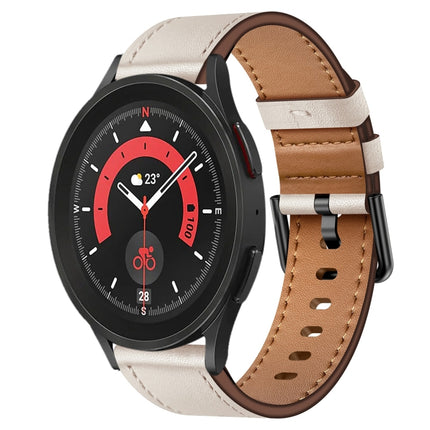 20mm SX Connector Metal Button Switch Leather Watch Band, For Samsung Galaxy Watch 5, For Samsung Galaxy Watch 5 Pro, For Samsung Galaxy Watch 4, For Samsung Galaxy Gear Sport, For Samsung Galaxy Watch 3 41mm, For Samsung Galaxy Watch Active           ... - DealBuddy