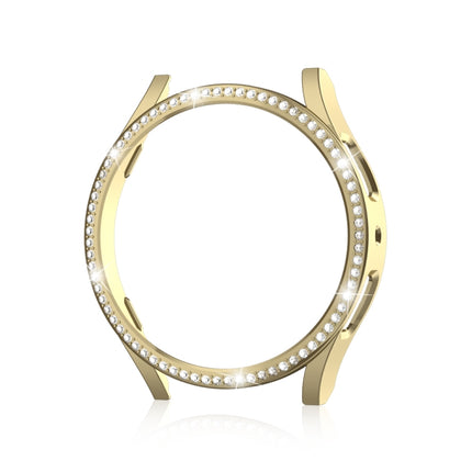 For Samsung Galaxy Watch 7 40mm Single Diamond Hollow PC Watch Protective Case - DealBuddy