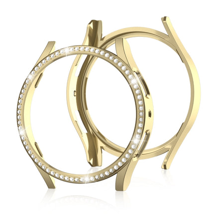 For Samsung Galaxy Watch 7 40mm Single Diamond Hollow PC Watch Protective Case - DealBuddy