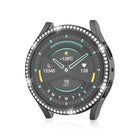 For Samsung Galaxy Watch 7 40mm Single Diamond Hollow PC Watch Protective Case - DealBuddy