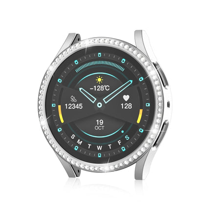 For Samsung Galaxy Watch 7 40mm Single Diamond Hollow PC Watch Protective Case - DealBuddy