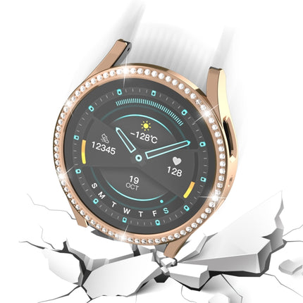 For Samsung Galaxy Watch 7 40mm Single Diamond Hollow PC Watch Protective Case - DealBuddy