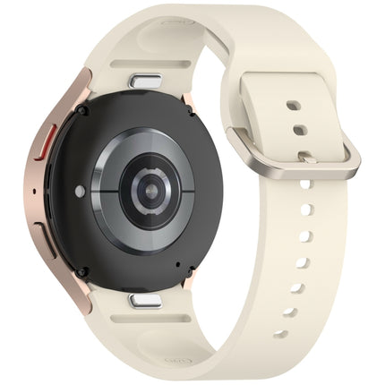 Solid Color Colorful Buckle Quick Release Silicone Watch Band, For Samsung Galaxy Watch FE 40mm, For Samsung Galaxy Watch 7 40 / 44mm