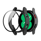 For Samsung Galaxy Watch FE 40mm PC + Tempered Glass Film Integrated Watch Protective Case - DealBuddy