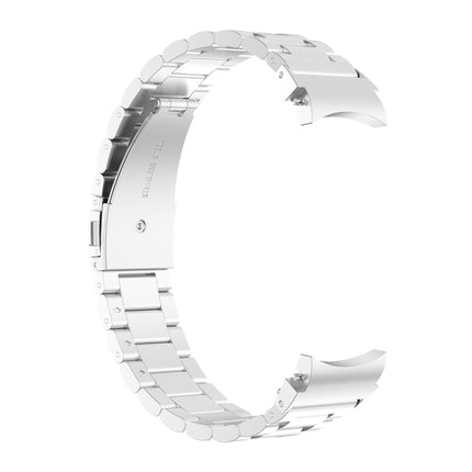 Three Bead Stainless Steel Metal Watch Strap, For Samsung Galaxy Watch Ultra 47mm / Ultra 2025, For Samsung Galaxy Watch FE 40mm, For Samsung Galaxy Watch 7 40 / 44mm - DealBuddy