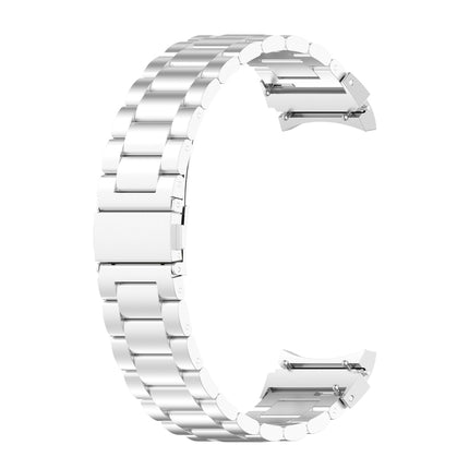 Three Bead Stainless Steel Metal Watch Strap, For Samsung Galaxy Watch Ultra 47mm / Ultra 2025, For Samsung Galaxy Watch FE 40mm, For Samsung Galaxy Watch 7 40 / 44mm - DealBuddy