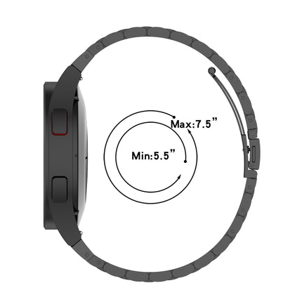 Three Bead Stainless Steel Metal Watch Strap, For Samsung Galaxy Watch Ultra 47mm / Ultra 2025, For Samsung Galaxy Watch FE 40mm, For Samsung Galaxy Watch 7 40 / 44mm - DealBuddy