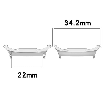 For Samsung Galaxy Watch Ultra 47mm 1 Pair 22mm Stainless Steel Metal Watch Band Connector