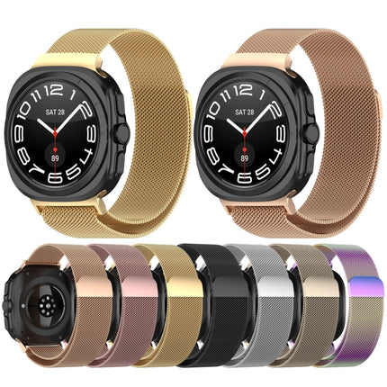 For Samsung Galaxy Watch Ultra 47mm Milan Magnetic Metal Steel Watch Band