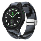 For Sansung Galaxy Watch 5 Pro Golf Edition / Black Gray Camouflage