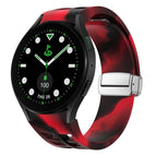 For Samsung Galaxy Watch 5 Golf Edition / Black Red Camouflage