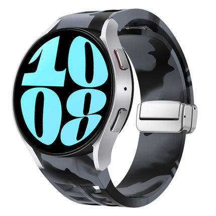 Richard Magnetic Folding Silver Buckle Silicone Watch Band, For Samsung Galaxy Watch 6 40 / 44mm, For Samsung Galaxy Watch 5 40 / 44mm, For Samsung Galaxy Watch 4 40 / 44mm - DealBuddy