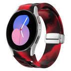 For Samsung Galaxy Watch 5 40 / 44mm / Black Red Camouflage
