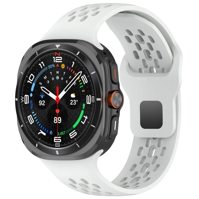 Reverse Buckle Silicone Breathable Watch Band