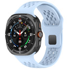 Reverse Buckle Silicone Breathable Watch Band