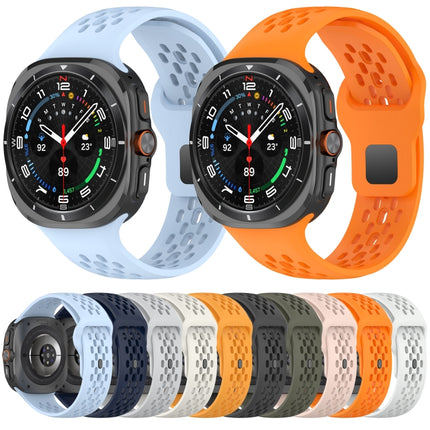 Reverse Buckle Silicone Breathable Watch Band, For Samsung Galaxy Watch Ultra 47mm / Ultra 2025 - DealBuddy