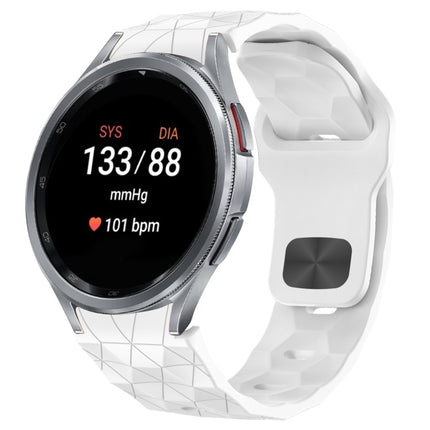 Football Texture Reverse Buckle Silicone Watch Band, For Samsung Galaxy Watch FE 40mm, For Samsung Galaxy Watch 7 44mm, For Samsung Galaxy Watch 7 40mm, For Samsung Galaxy Watch 6 Classic 47mm