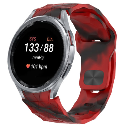 Football Texture Reverse Buckle Silicone Watch Band, For Samsung Galaxy Watch FE 40mm, For Samsung Galaxy Watch 7 44mm, For Samsung Galaxy Watch 7 40mm, For Samsung Galaxy Watch 6 Classic 47mm