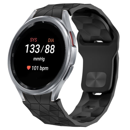 Football Texture Reverse Buckle Silicone Watch Band, For Samsung Galaxy Watch FE 40mm, For Samsung Galaxy Watch 7 44mm, For Samsung Galaxy Watch 7 40mm, For Samsung Galaxy Watch 6 Classic 47mm