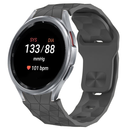 Football Texture Reverse Buckle Silicone Watch Band, For Samsung Galaxy Watch FE 40mm, For Samsung Galaxy Watch 7 44mm, For Samsung Galaxy Watch 7 40mm, For Samsung Galaxy Watch 6 Classic 47mm