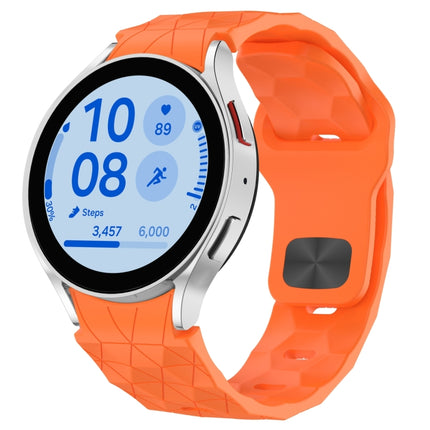 Football Texture Reverse Buckle Silicone Watch Band, For Samsung Galaxy Watch FE 40mm, For Samsung Galaxy Watch 7 44mm, For Samsung Galaxy Watch 7 40mm, For Samsung Galaxy Watch 6 Classic 47mm