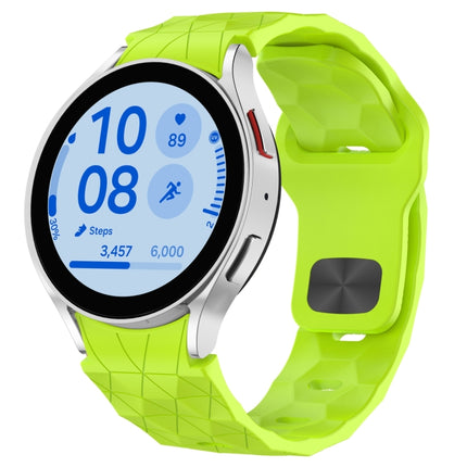Football Texture Reverse Buckle Silicone Watch Band, For Samsung Galaxy Watch FE 40mm, For Samsung Galaxy Watch 7 44mm, For Samsung Galaxy Watch 7 40mm, For Samsung Galaxy Watch 6 Classic 47mm