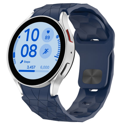 Football Texture Reverse Buckle Silicone Watch Band, For Samsung Galaxy Watch FE 40mm, For Samsung Galaxy Watch 7 44mm, For Samsung Galaxy Watch 7 40mm, For Samsung Galaxy Watch 6 Classic 47mm