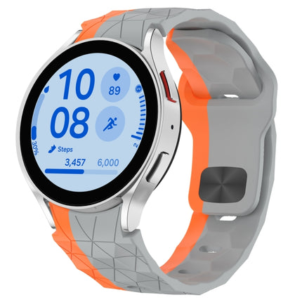 Football Texture Reverse Buckle Silicone Watch Band, For Samsung Galaxy Watch FE 40mm, For Samsung Galaxy Watch 7 44mm, For Samsung Galaxy Watch 7 40mm, For Samsung Galaxy Watch 6 Classic 47mm