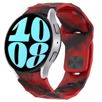Football Texture Reverse Buckle Silicone Watch Band, For Samsung Galaxy Watch 6 44mm, For Samsung Galaxy Watch 6 40mm, For Samsung Galaxy Watch 6 Classic 43mm, For Samsung Galaxy watch 5 Pro Golf Edition
