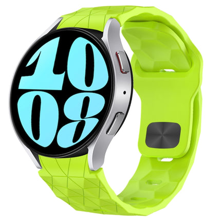Football Texture Reverse Buckle Silicone Watch Band, For Samsung Galaxy Watch 6 44mm, For Samsung Galaxy Watch 6 40mm, For Samsung Galaxy Watch 6 Classic 43mm, For Samsung Galaxy watch 5 Pro Golf Edition
