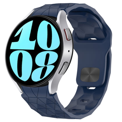 Football Texture Reverse Buckle Silicone Watch Band, For Samsung Galaxy Watch 6 44mm, For Samsung Galaxy Watch 6 40mm, For Samsung Galaxy Watch 6 Classic 43mm, For Samsung Galaxy watch 5 Pro Golf Edition