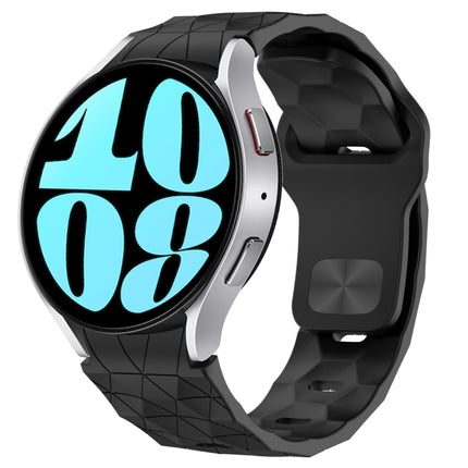 Football Texture Reverse Buckle Silicone Watch Band, For Samsung Galaxy Watch 6 44mm, For Samsung Galaxy Watch 6 40mm, For Samsung Galaxy Watch 6 Classic 43mm, For Samsung Galaxy watch 5 Pro Golf Edition