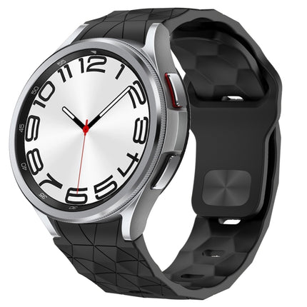 Football Texture Reverse Buckle Silicone Watch Band, For Samsung Galaxy Watch FE 40mm, For Samsung Galaxy Watch 7 44mm, For Samsung Galaxy Watch 7 40mm, For Samsung Galaxy Watch 6 Classic 47mm