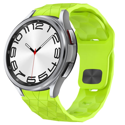 Football Texture Reverse Buckle Silicone Watch Band, For Samsung Galaxy Watch FE 40mm, For Samsung Galaxy Watch 7 44mm, For Samsung Galaxy Watch 7 40mm, For Samsung Galaxy Watch 6 Classic 47mm