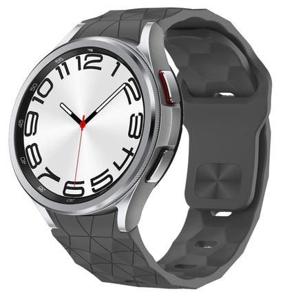 Football Texture Reverse Buckle Silicone Watch Band, For Samsung Galaxy Watch FE 40mm, For Samsung Galaxy Watch 7 44mm, For Samsung Galaxy Watch 7 40mm, For Samsung Galaxy Watch 6 Classic 47mm